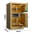 caja de seguridad escondida biométrica de cajas de doble puerta de doble puerta caliente